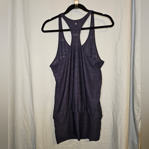 G093. prAna Ambrosia Racerback Tank in Purple/Blue - Size L - Picture 2 of 5